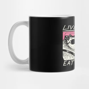 Live Fast! Eat Trash! Mug